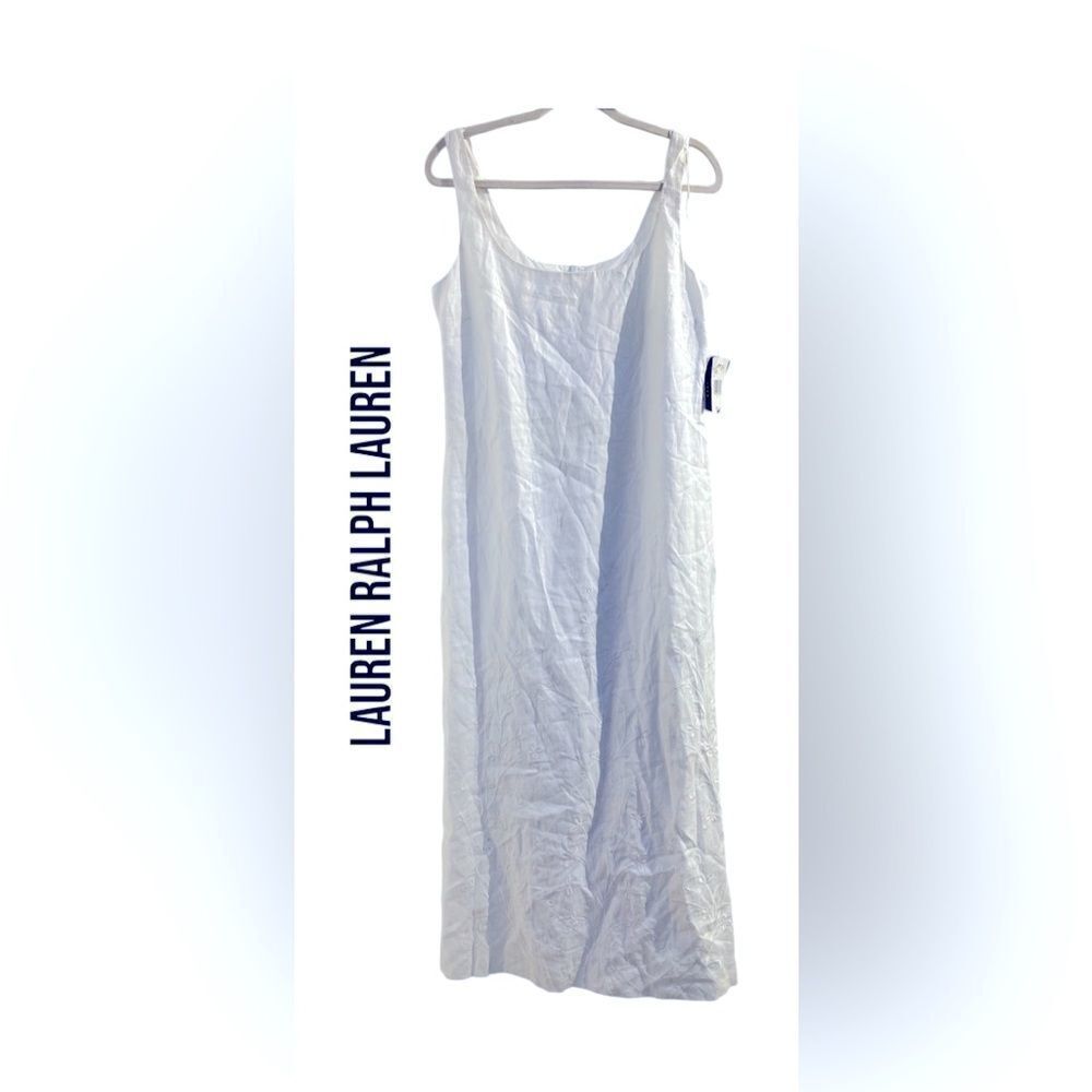 NWT Lauren Ralph Lauren Shelter‎ Island Linen Dress Size 12